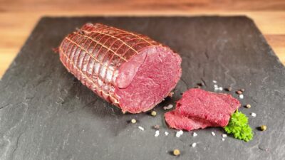 Reh Schinken geräuchert